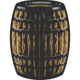 Vintage Wooden Barrel