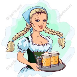 Cheerful Beer Server