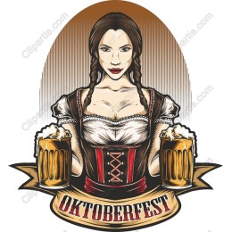 Oktoberfest Beer Maiden