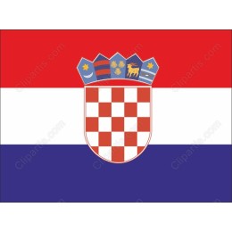Vibrant Croatian Flag