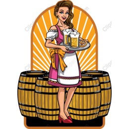 Oktoberfest Beer Maiden