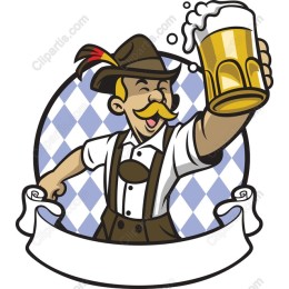 Oktoberfest Cheerful Bavarian