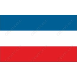 Tricolor Flag - Blue, White, Red