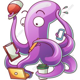Multitasking Octopus