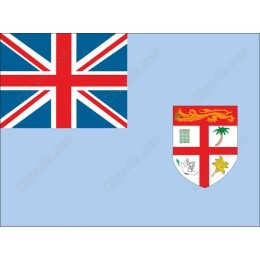 Fiji National Flag and Coat of Arms