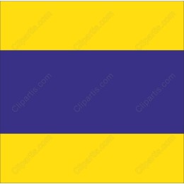 Bold Yellow and Violet Striped