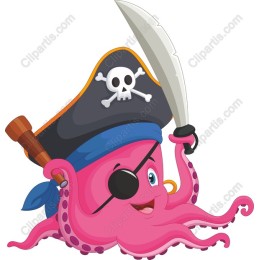 Playful Pirate Octopus