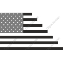 Minimalist American Flag