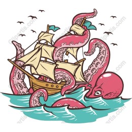 Kraken Encounter: Nautical Octopus