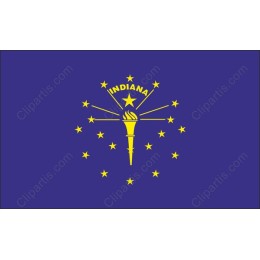 Indiana State Flag
