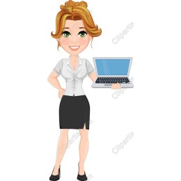 Businesswoman Laptop