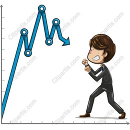 Successful Businessman Celebrating Growth
