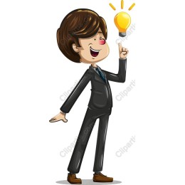 Cheerful Businessman Inspirational