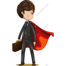 Superhero Businessman