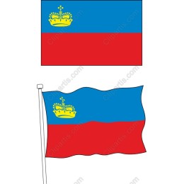 Liechtenstein Flag