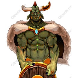 Mythical Green Warrior