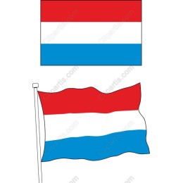 Luxembourg Flag