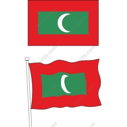 Maldives Flag Pack