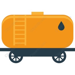 Orange Fuel Tank