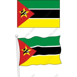 Mozambique Flag