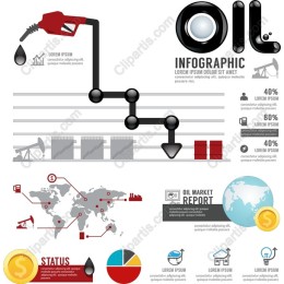 Oil Infographic - Essential for Market Analysis & Presentations