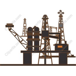 Industrial Oil Rig