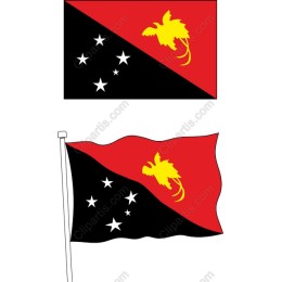 Papua New Guinea Flag