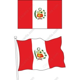 Peruvian National Flag