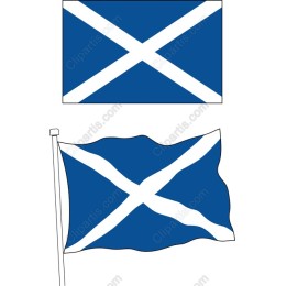 Scottish Flag (Saltire)