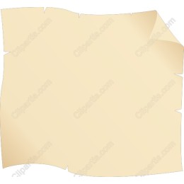 Vintage Curled Paper Sheet