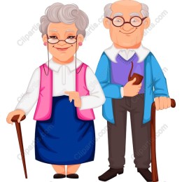 Charming Elderly Couple