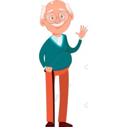 Charming Elderly Man