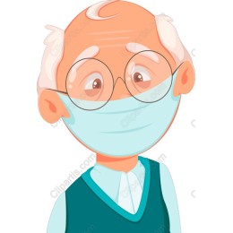 Cheerful Elderly Man