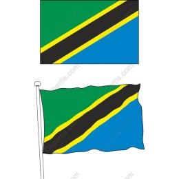 Tanzania Flag