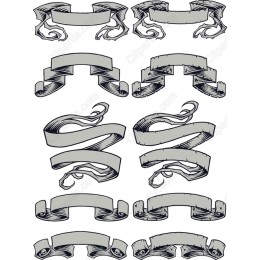 Ribbon Clipart Set