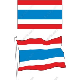 Red, White, and Blue Flag