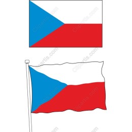 Czech Republic Flag