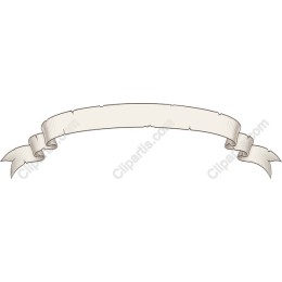 Elegant Vintage Cream Ribbon Banner