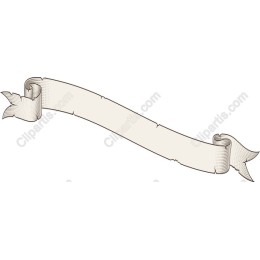 Vintage Blank Ribbon Banner