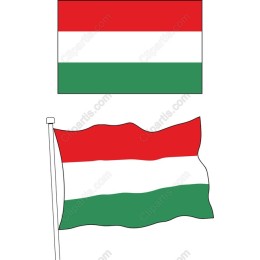 Hungarian National Flag
