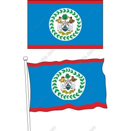 Belize National Flag