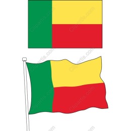 Benin National Flag