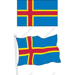 ?land Islands Flag