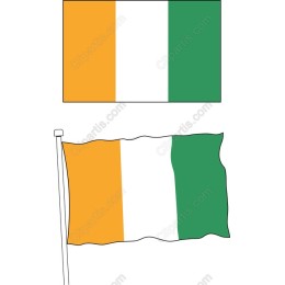 Cote d'Ivoire Flag