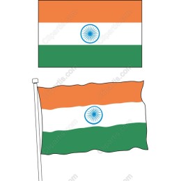 Vibrant Indian Flag
