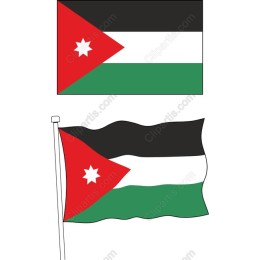 Jordanian Flag