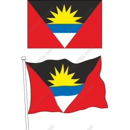 Antigua and Barbuda Flag