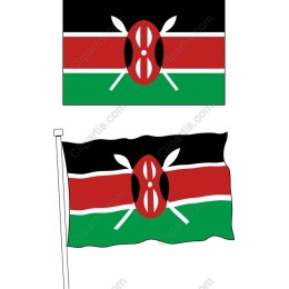 Kenyan Flag