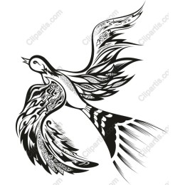 Tribal Elegance: Intricate Bird