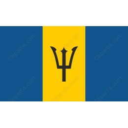 Barbados Flag